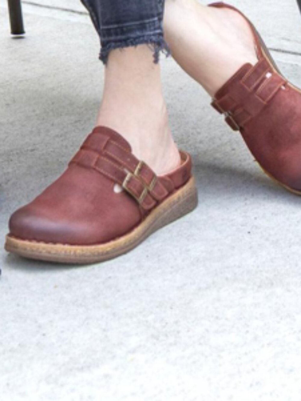 Women's Born Cort Suede Comfort Clog Sz 38-39 Sz 8 NEW